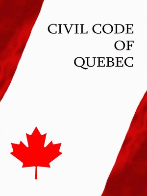 cover image of Civil Code of Québec